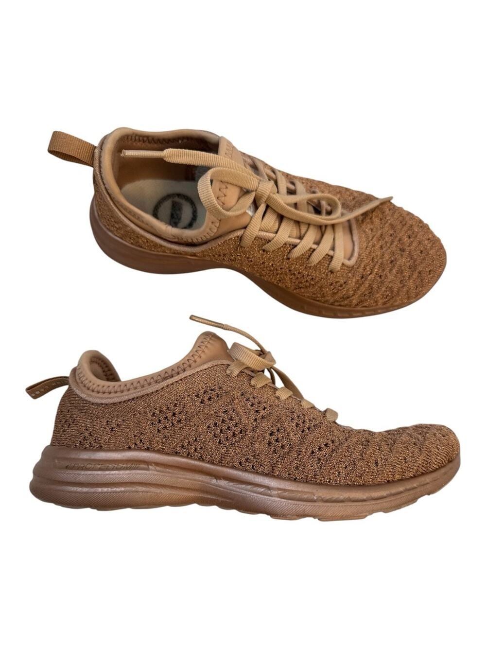 APL Rose Gold Techloom Phantom Sneakers Womens 5 Casual Running Shoes Comfort